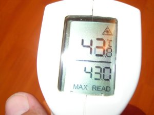 Temperatur i et Hot Yoga studio
